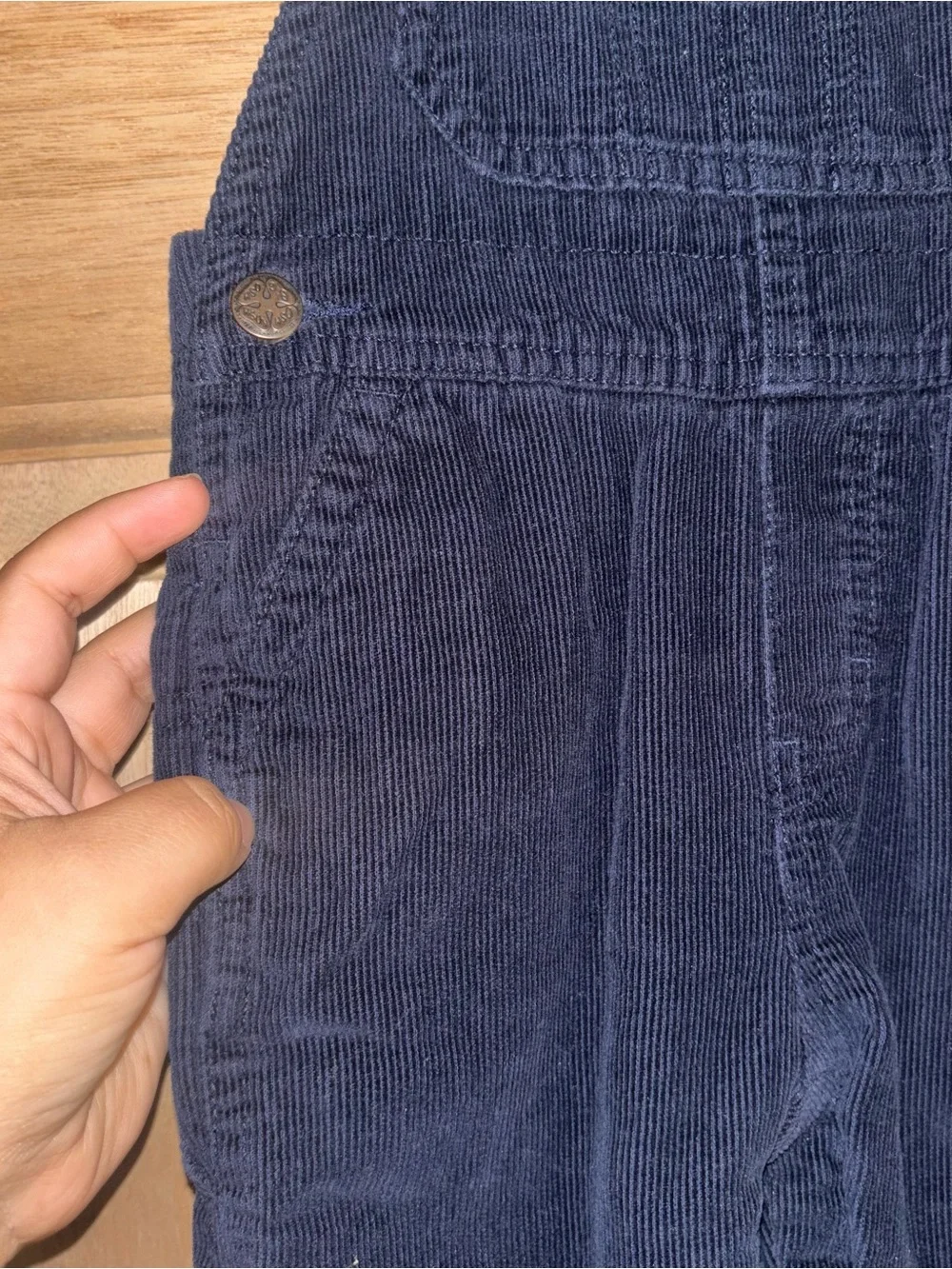 OshKosh navy blue Corduroy Overalls for Kids size 12-18 M